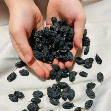 schwarze Rosinen